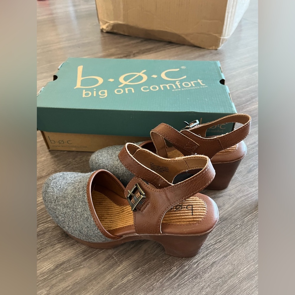 BoC clogs, brand new with box